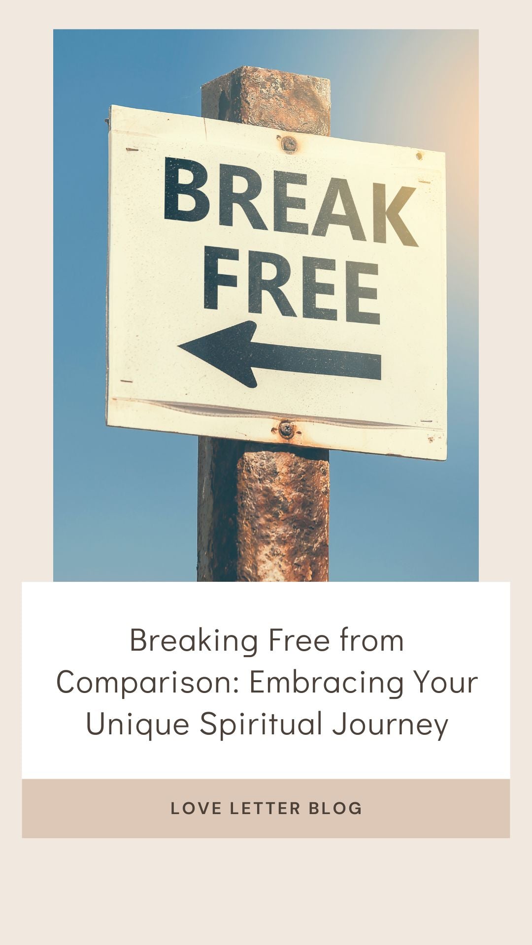 Breaking Free from Comparison: Embracing Your Unique Spiritual Journey