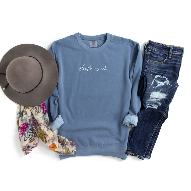 Abide in Me - Christian Women Sweatshirt