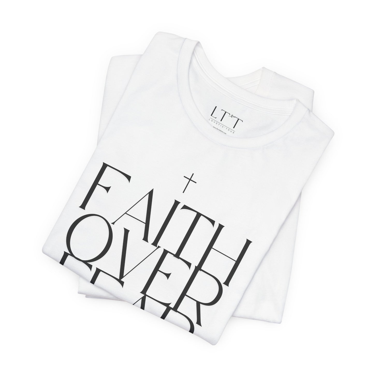 Faith Over Fear Short Sleeve Tee - Bold Christian Apparel