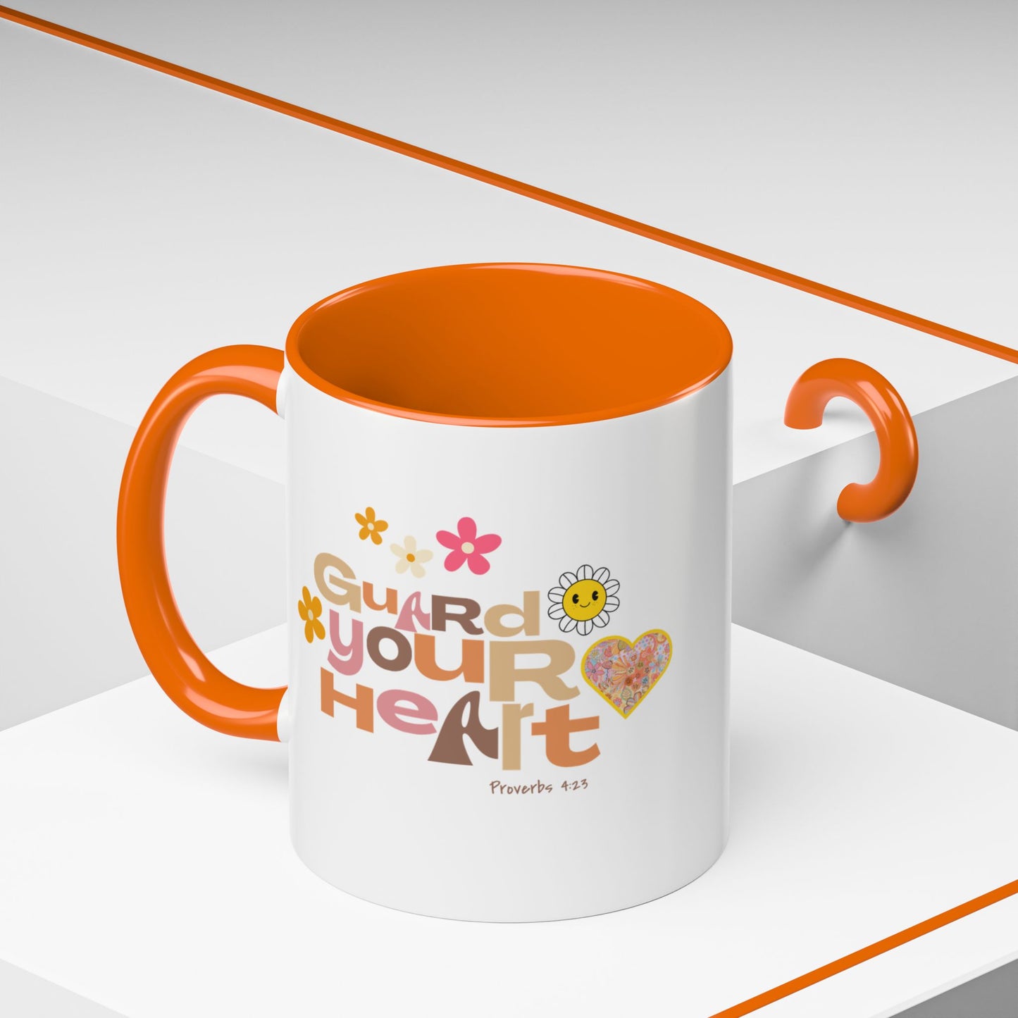 Guard Your Heart - Proverbs 4:23 Christian Mug