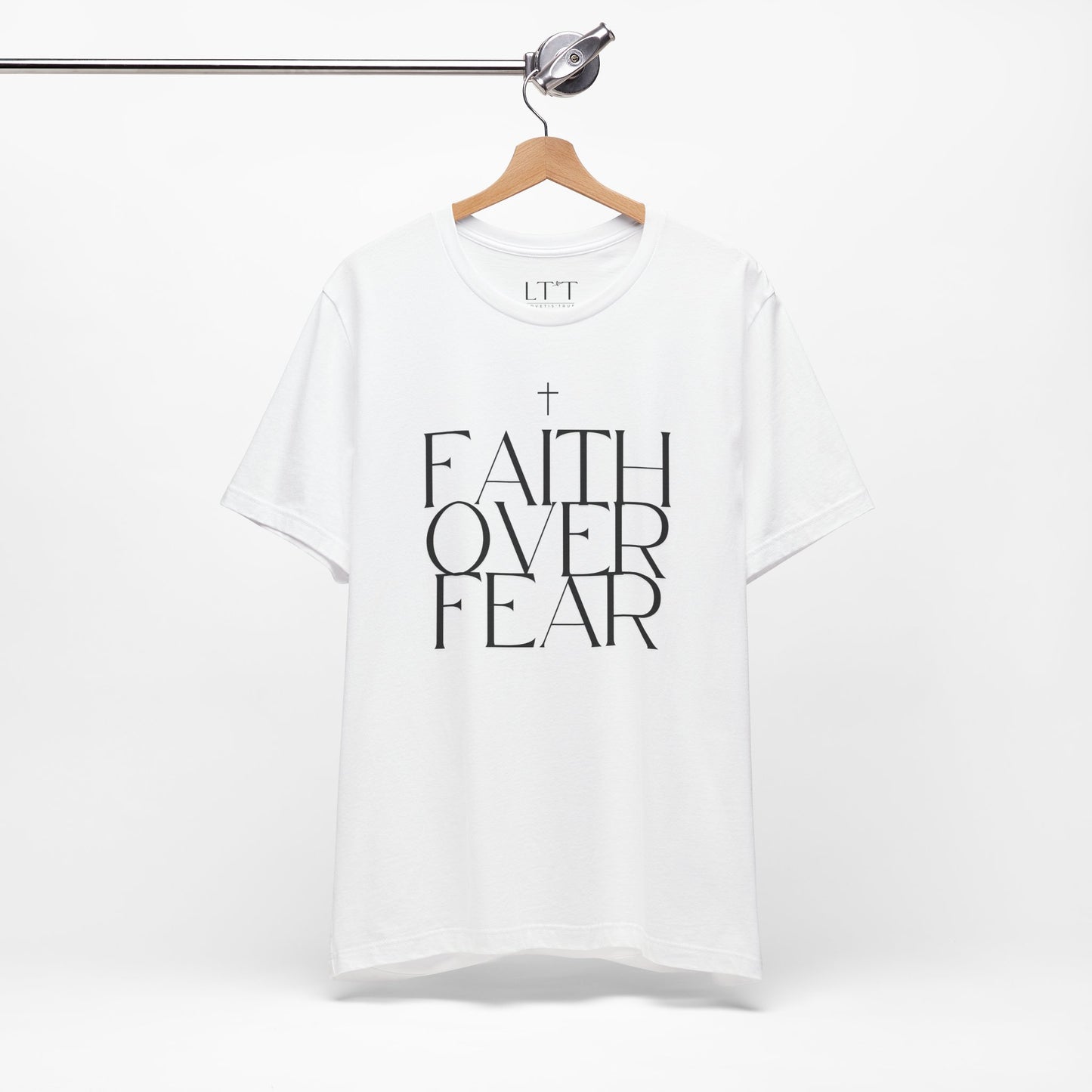 Faith Over Fear Short Sleeve Tee - Bold Christian Apparel