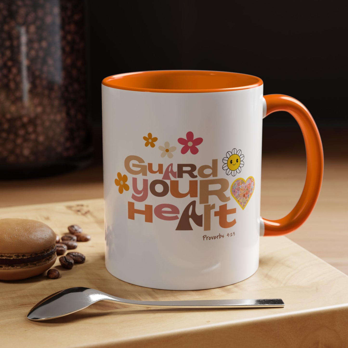 Guard Your Heart - Proverbs 4:23 Christian Mug