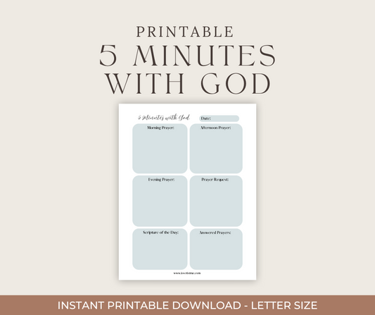 5 Minutes with God