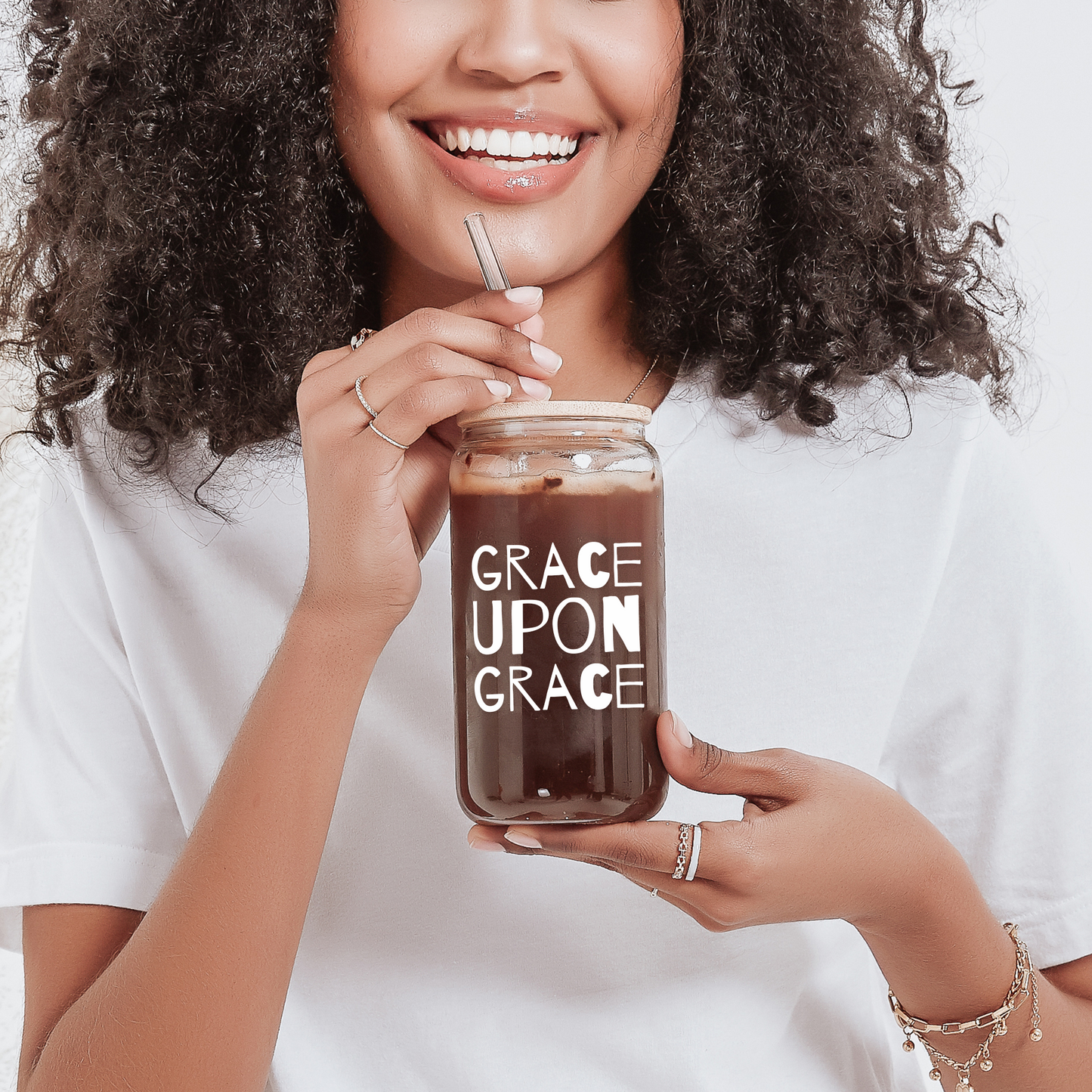 Grace Upon Grace Can Glass