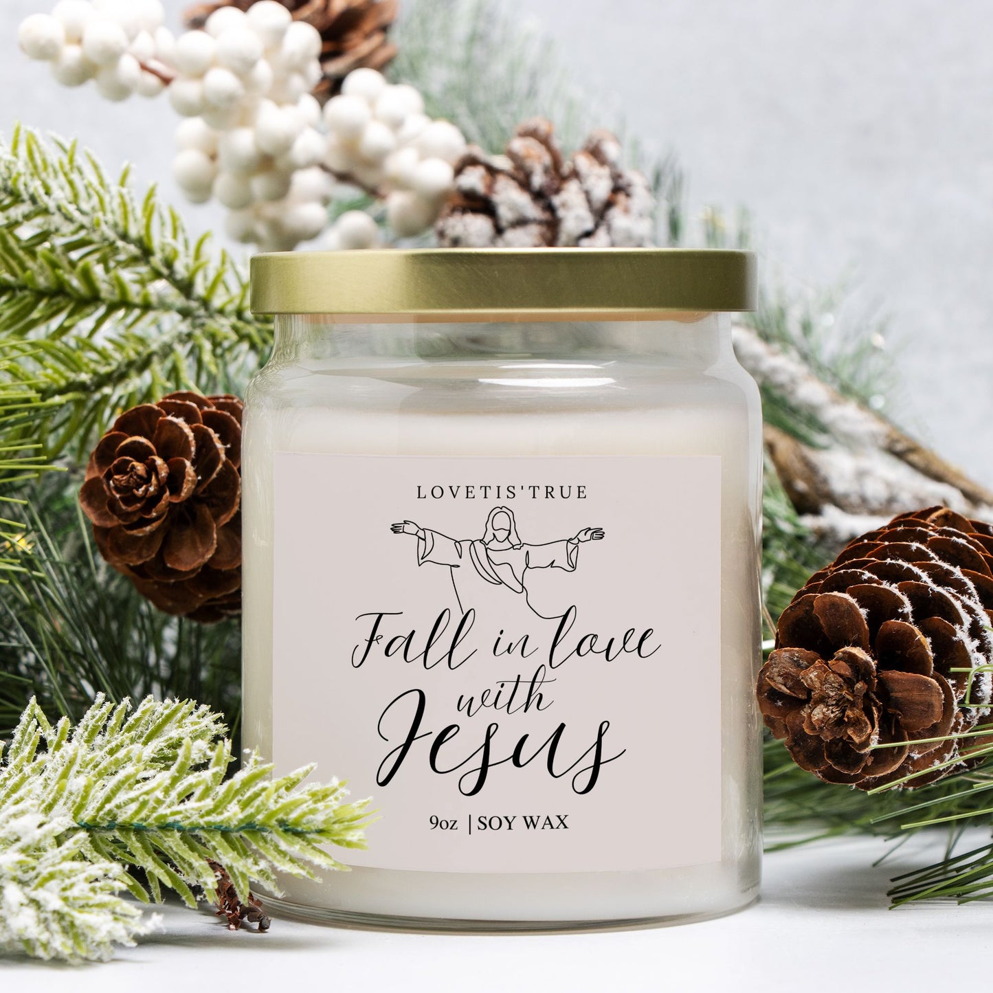 Fall in Love 9oz Candle Jar