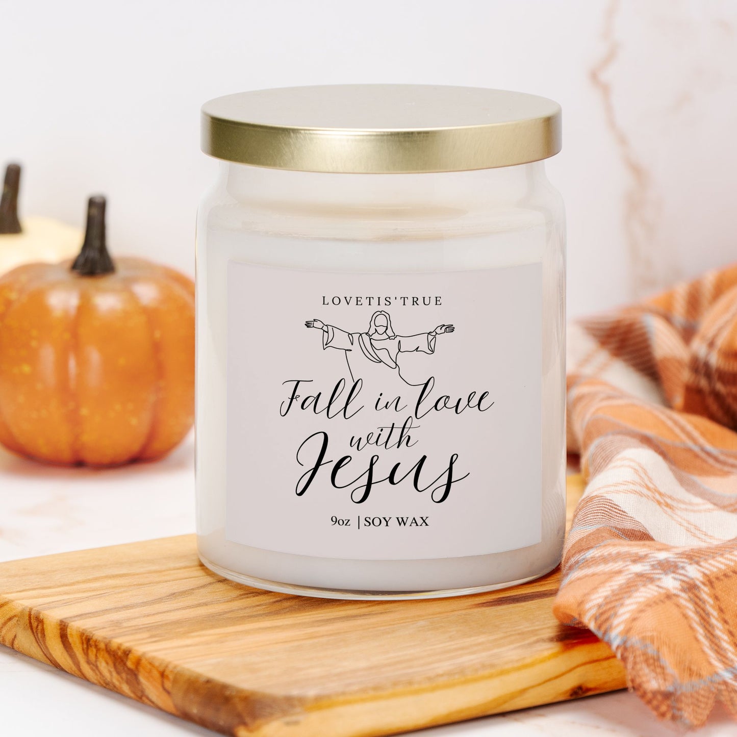 Fall in Love 9oz Candle Jar