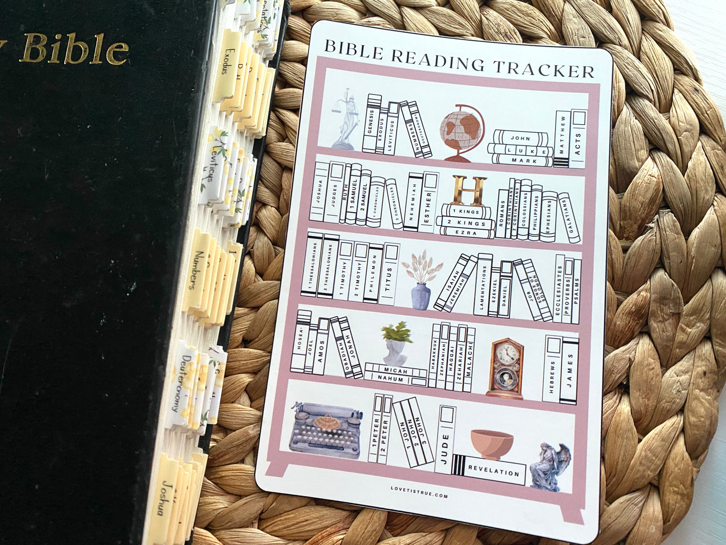 Bible Reading Tracker Sticker