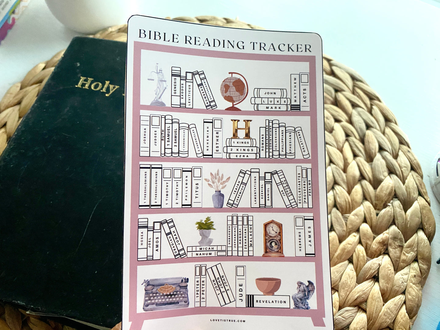 Bible Reading Tracker Sticker