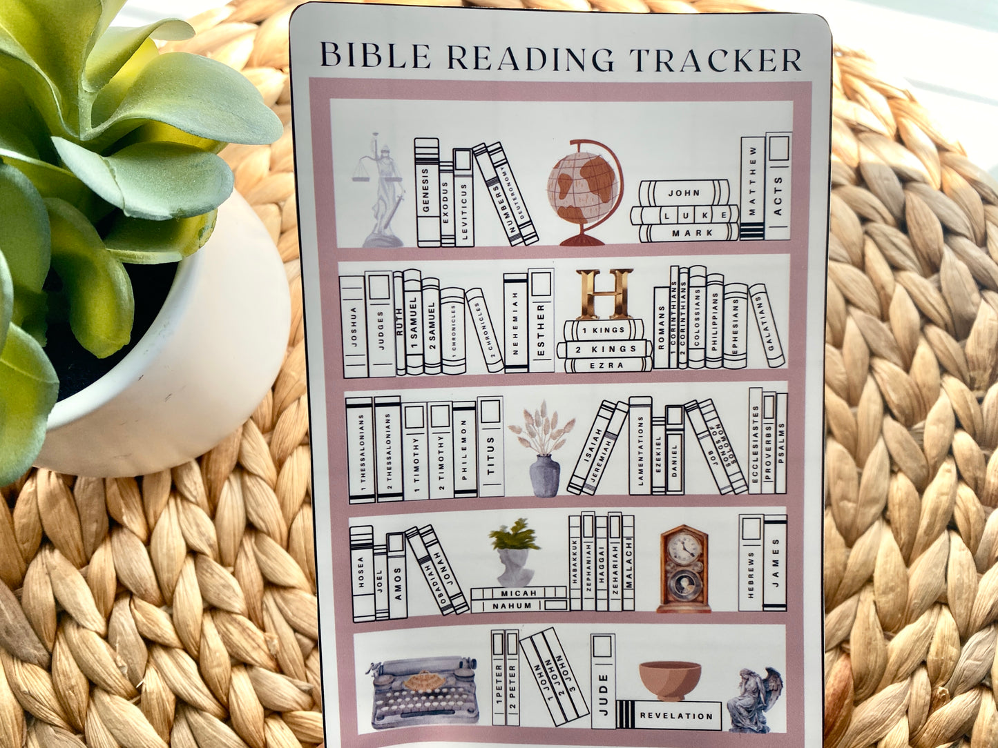 Bible Reading Tracker Sticker