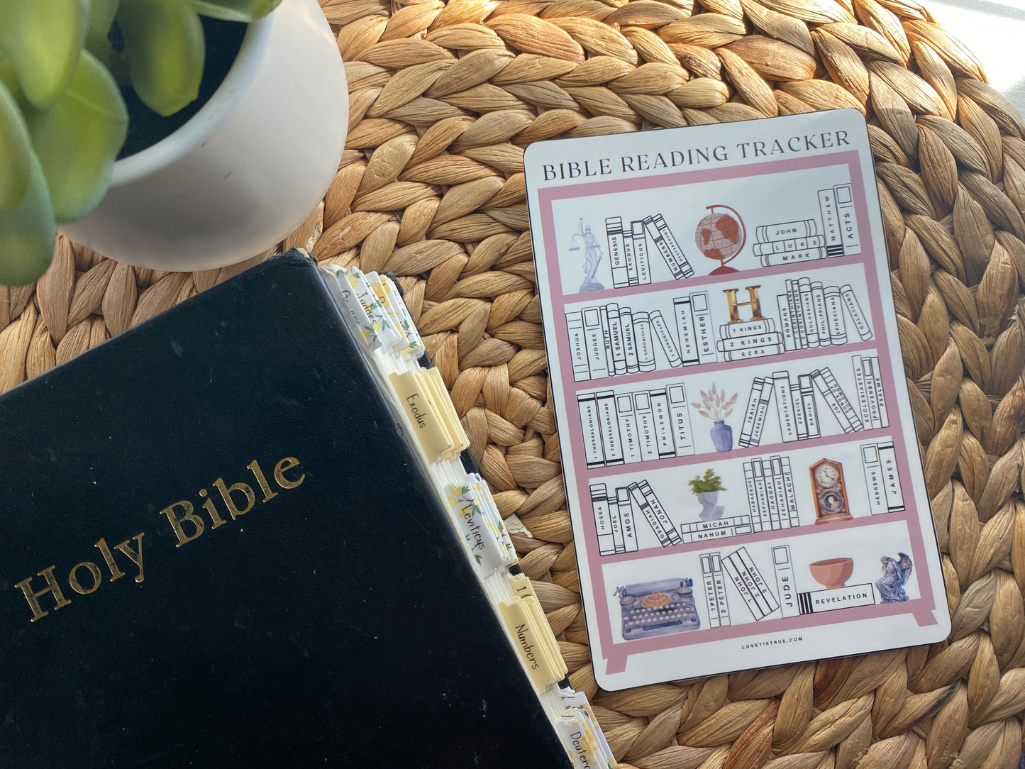 Bible Reading Tracker Sticker