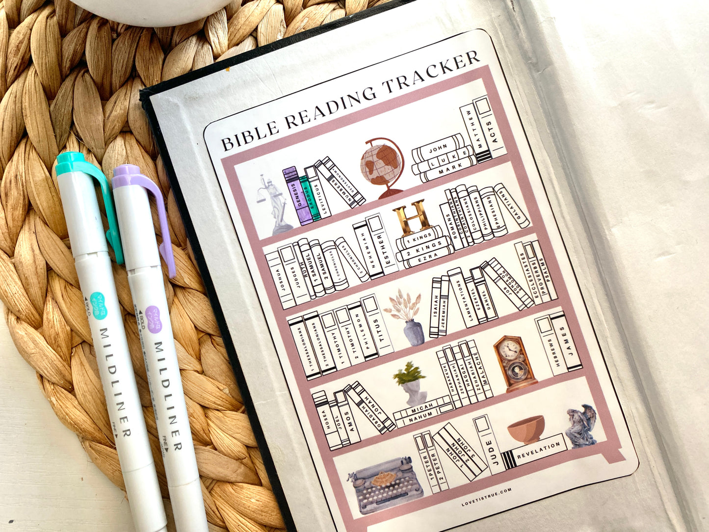 Bible Reading Tracker Sticker