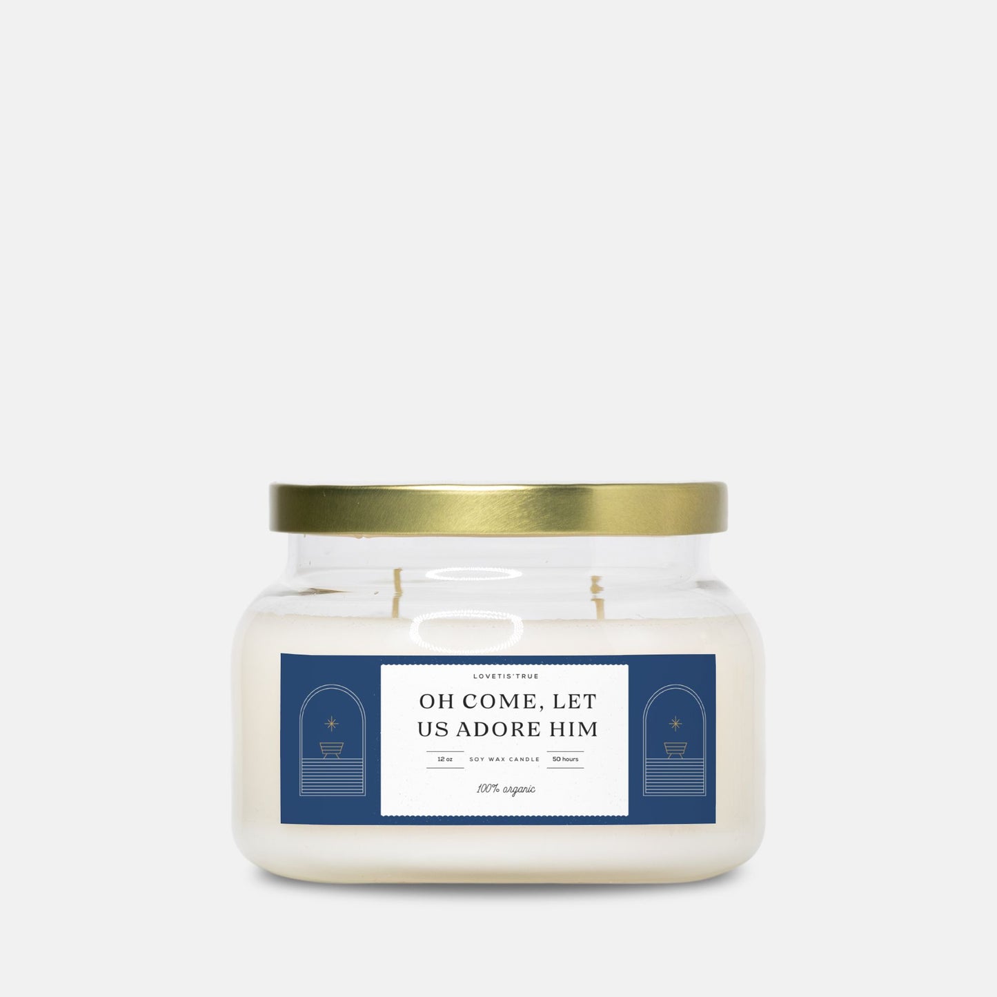 Oh Come, Let Us Adore Him 12oz Jar Candle