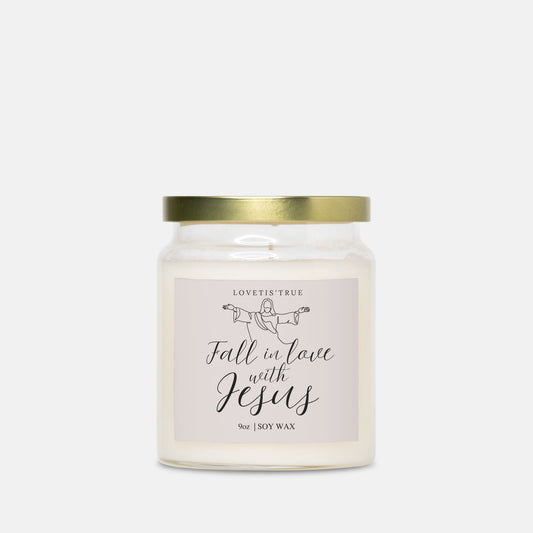 Fall in Love 9oz Candle Jar