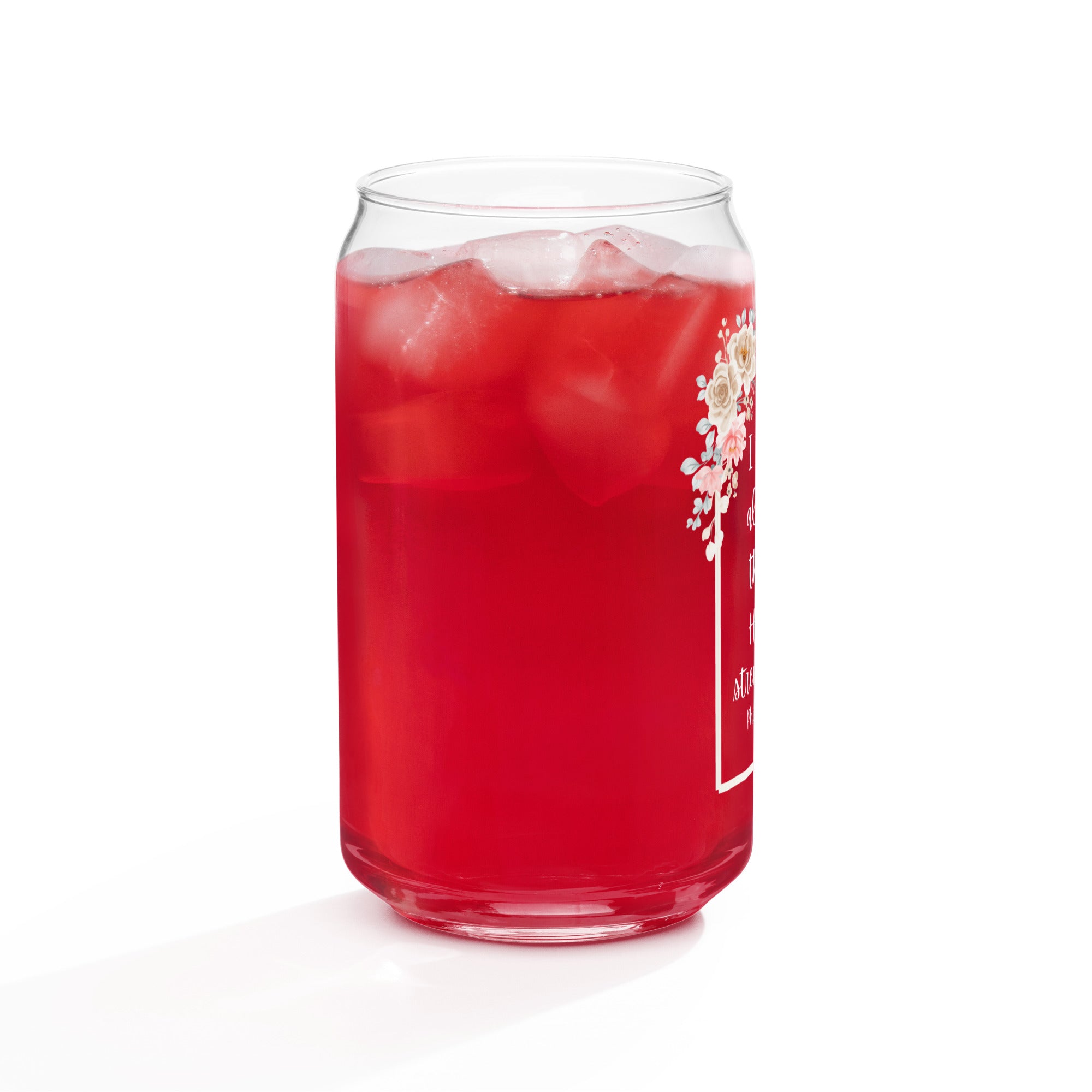Philippians 4:13 Glass Can