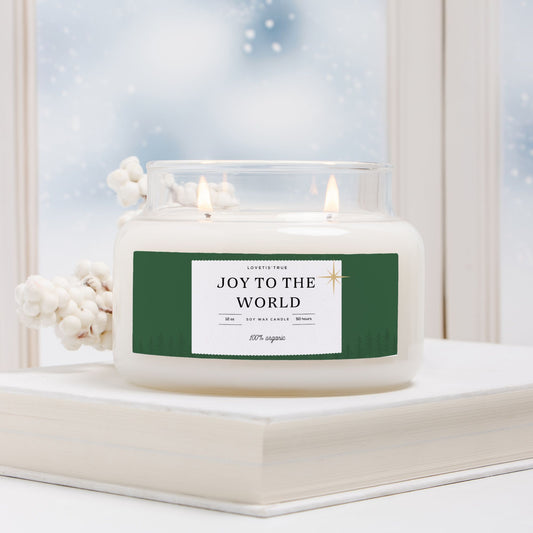 Joy to the World 12oz Jar Candle (Double Wick)