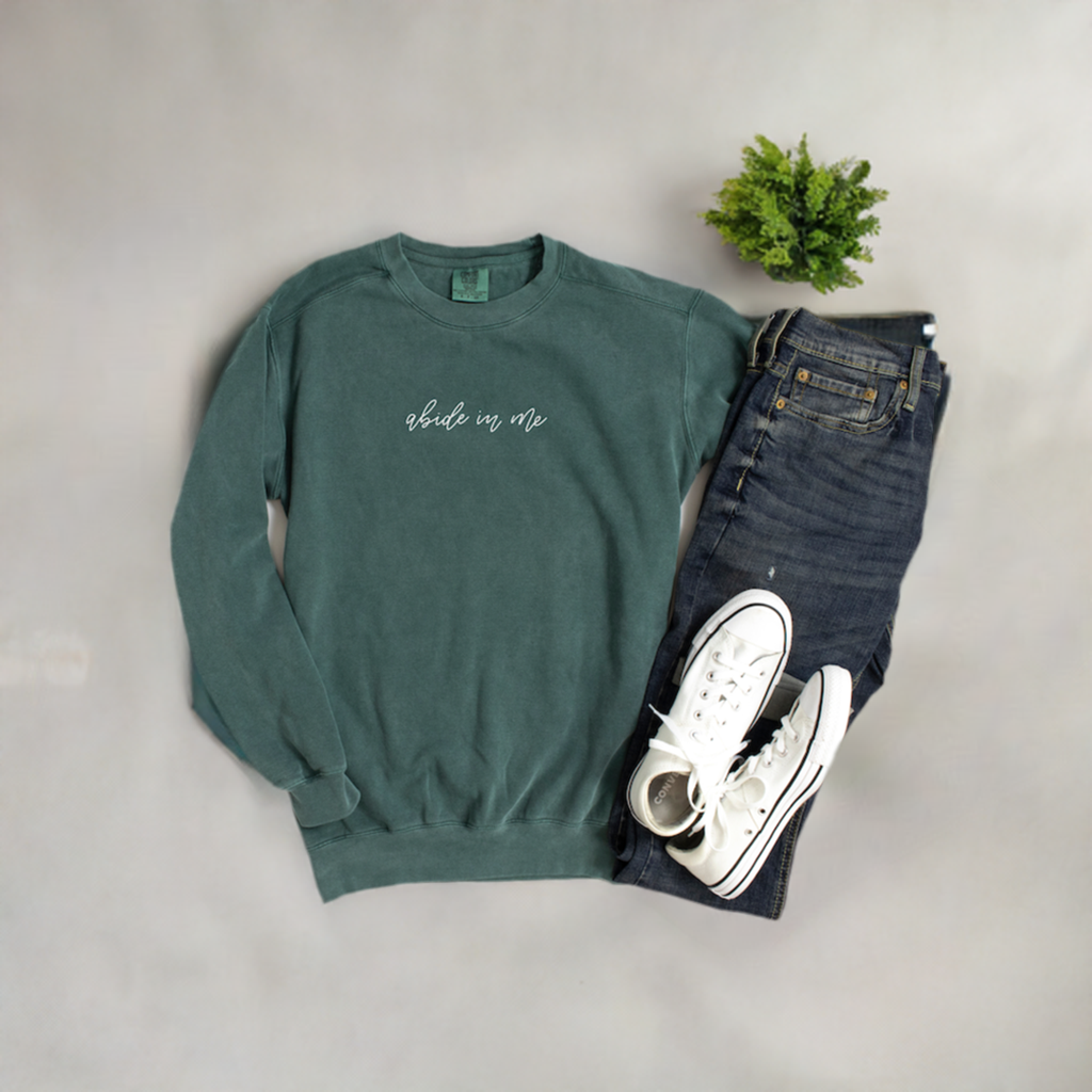 Abide In Me Crewneck Sweatshirt